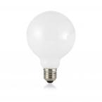 Лампа светодиодная винтажная Ideal Lux Шар D125 8Вт 1050Лм 4000К Е27 230В CRI80 Белый Не димм 253442