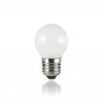 Лампа светодиодная Ideal Lux Капля 4Вт 340Лм 3000K CRI80 E27 230В Белая матовая Не димм. 101286