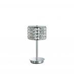 Лампа настольная Ideal Lux Roma TL1 H28см 3.2Вт 300Лм 3000К G9 LED 230В Хром Хрусталь Выкл. 114620