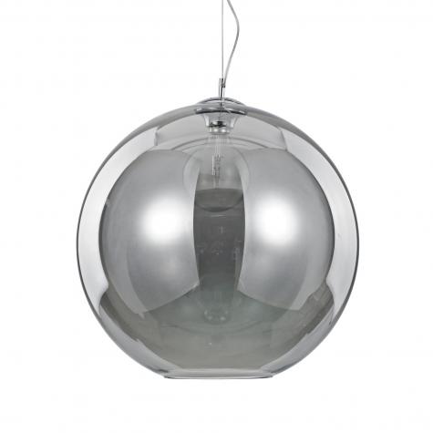Светильник подвесной Ideal Lux Nemo SP1 макс.60Вт Е27 IP20 D50 Стекло/Металл Серый/Хром 094137