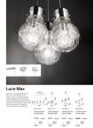 Светильник подвесной Ideal Lux Luce Max макс.60Вт Е27 230В Хром/Прозрачный Металл/Стекло Д300 033662