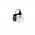 Светильник настенный Ideal Lux MINIMAL AP1 H23 макс.60Вт 860Лм 3000К Е27 IP20 230В Черный 045214