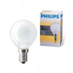 Лампа накаливания Philips Стандартная Миньон P45 Капля 60Вт 650Лм Е14 Матовый 067579
