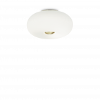 Светильник потолочный Ideal Lux ArizonaPL3 3х9Вт 910Лм 3000К LED GX53 230В БелыйЛатунь Стекло 214504