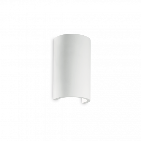 Светильник настенный ideal lux Flash Gesso AP1 Round макс.1x40Вт G9 IP20 230В Белый Гипс 214696