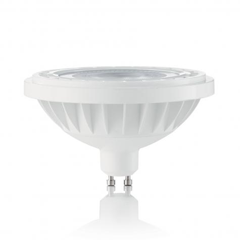 Лампа светодиодная Ideal Lux Рефлекторная D111 12Вт 1050Лм 3000К GU10 230В CR80 Белый Не димм 183794