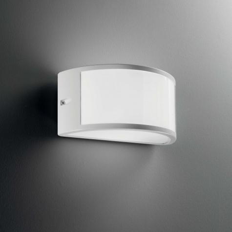 Светильник настенный уличный ideal lux Rex-1 AP1 макс.60Вт IP44 Е27 230В Белый Алюм Без ламп 092393