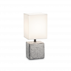 Светильник настольный Ideal Lux Kali-1 TL1 H295мм макс.40Вт Е14 230В Керамика ПВХ/Ткань Выкл. 245348