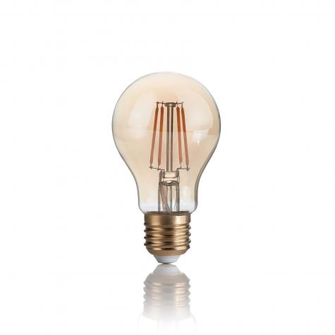 Лампа филаментная Ideal Lux Vintage 4Вт 300Лм 2200К Е27 230В Янтарный 151687