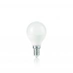 Лампа светодиодная Ideal Lux Sfera Капля 6Вт 600Лм 3000K E14 230В CRI80 Белая матовая Не димм 151731