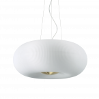 Светильник подвесной Ideal Lux Arizona SP5 D52 5x9.5Вт 3000К LED GX53 Латунь/Белое рельефное 214481