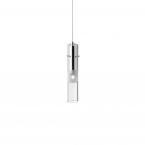 Светильник подвесной Ideal Lux Bar SP1 H25 28Вт G9 2700К 230В IP20 Хром Прозрачный 089614