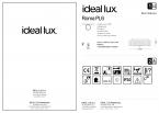 Светильник потолочный Ideal Lux Roma PL6 6x3.2Вт 300Лм 3000К G9 LED IP20 230В Хром Хрусталь 000657