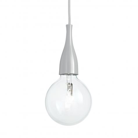 Светильник подвесной Ideal Lux Minimal SP1 D120мм 42Вт Globo Big E27 IP20 230В Серый 101118