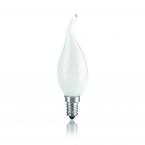 Лампа светодиодная Ideal Lux Ретро Свеча на ветру 4Вт 380Лм 3000К Е14 230В CRI80 Сатин Не дим 151793