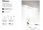 Светильник настенный Ideal Lux Riflesso AP D42 11Вт 900Лм 3000К IP44 LED 230В Белый Мет/Акрил 142296