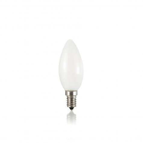 Лампа светодиодная Ideal Lux Свеча 4Вт 360Лм 3000К Е14 230В Матовая Не диммируется 101231