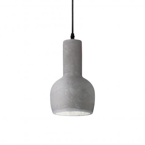 Светильник подвесной Ideal Lux Oil-3 SP1 макс.15Вт Е27 H25 D14 Цемент/Металл Черный Без лампы 110431