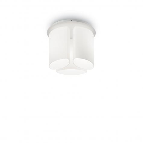 Светильник потолочный ideal lux Almond PL3 макс.3x60Вт Е27 230В Белый Металл/Стекло Без ламп 159638