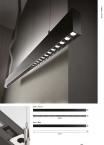 Светильник потолочный ideal lux Steel wide 36Вт 4450Лм 3000К IP20 LED 230В Белый Алюм L1070мм 267128