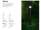Светильник садово-парковый ideal lux Venus PT1 H80 макс.1x15Вт IP44 GU10 230В Антрацит 106175
