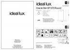 Светильник подвесной Ideal Lux Oracle Slim D700мм 35Вт 3050Лм 3000К LED IP20 Черный Алюминий 229515