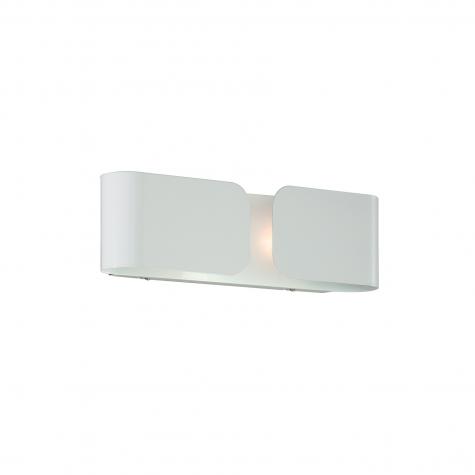Светильник настенный Ideal Lux CLIP AP2 L250мм 2x28Вт 2700К G9 IP20 230В Белый Металл 049236