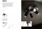 Светильник настенный Ideal Lux Spot AP2 L365мм макс.2x50Вт GU10 IP20 230В Черный мат Без ламп 156743