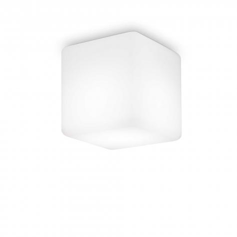 Светильник уличный Ideal Lux Luna PL1 20x20см макс.42Вт Е27 IP44 230В Белый Пластик Без ламп 213194