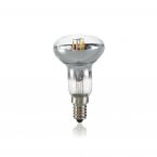 Лампа филаментная Ideal Lux Рефлекторная R50 4Вт 430Лм 3000К Е14 230В Хром Не димм 101255