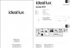 Светильник настенный ideal lux Soda AP2 L51 макс.2x40Вт E14 230В IP20 Белый Гипс Рассеиватель 105727