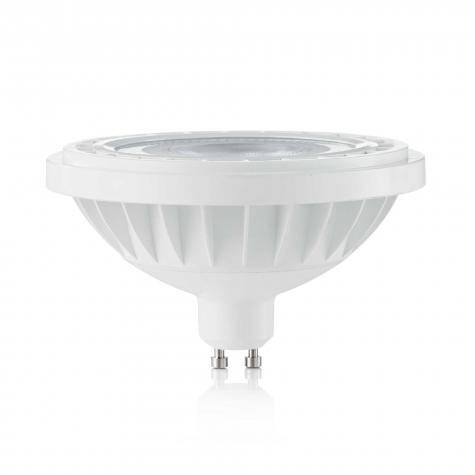 Лампа светодиодная Ideal Lux Рефлекторная D111 12Вт 1050Лм 3000К GU10 230В CR80 Белый Не димм 183794