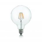 Лампа LAMPADINA CLASSIC E27 8W GLOBO D125 TRASP 4000K 153988