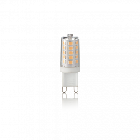 Лампа светодиодная Ideal Lux Lampadina G9 Капсула JCD 3Вт 370Лм 3000К G9 230В Прозрач Не димм 209043