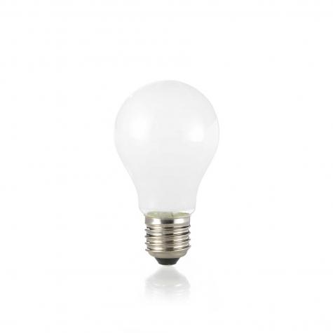 Лампа светодиодная Ideal Lux Капя D60мм 8Вт 1030Лм 4000K CRI80 E27 230В Белая мат Не димм 253459