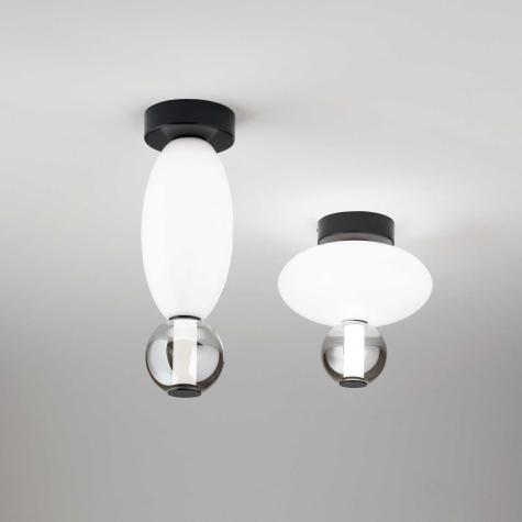 Лампа настольная ideal lux Lumiere tl H50 18Вт 2050Лм 3000К 230В LED IP20 Черный/Белый 314204