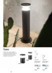 Светильник садово-парковый ideal lux Torre PT1 H60 макс.15Вт IP44 Е27 230В Антрацит Без ламп 162492